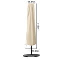 thumbnail image 2 of RKSTN Umbrella Cover,Oxford Fabric Patio Umbrella Covers Waterproof With Zip,Patio Waterproof Market Parasol Covers For 9ft To 12ft Garden Outdoor Umbrella, 2 of 8