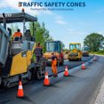 thumbnail image 6 of Accreate Safety Cone, 8 Pack Collapsible Traffic ConePop Up Reflective Construction Cones with 2 High-Intensity Grade Reflective Stripes for Parking, Construction, Roads, 6 of 7