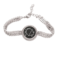 thumbnail image 1 of Origa Tortoise Geometric Shape Tennis Chain Anklet Bracelet Diamond Jewelry, 1 of 3