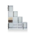 thumbnail image 6 of Allora Contemporary Wood 9-Cube Bookcase in White, 6 of 10