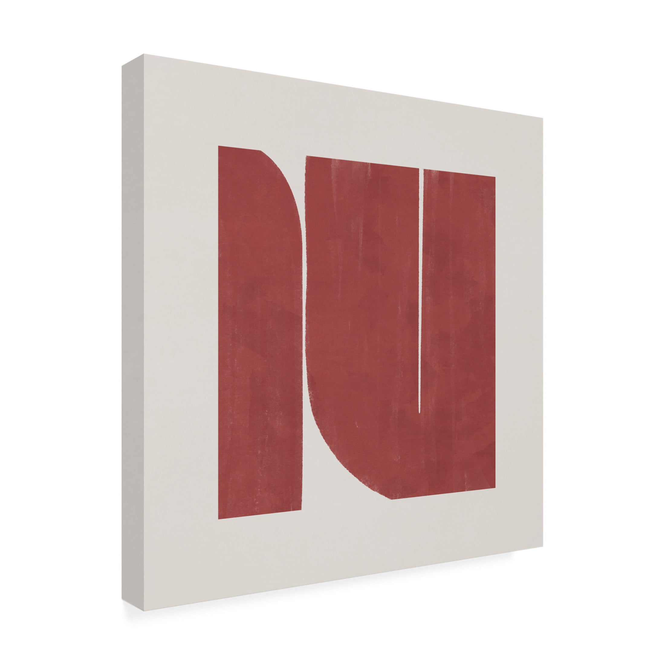 Trademark Fine Art Emel Tunaboylu  Small Sqterracota R Canvas Wall Art