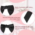 thumbnail image 3 of Satin Ribbon Twist Tie Bows Small Craft Bows for DIY Gift Wrapping Champagne Bottle Wedding Christmas Birthday Decor Black, 3 of 7
