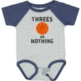 thumbnail image 3 of Inktastic Basketball Threes or Nothing Boys or Girls Baby Bodysuit, 3 of 5