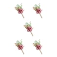 thumbnail image 3 of Boutonniere de novio artificial Qarigey Marrón Type2 NO2, 3 of 6