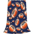 thumbnail image 2 of Yibo Football Theme Blanket Flannel Soft and Comfortable Anti-static Bed Sofa Blanket, 2 of 9