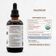 thumbnail image 6 of Secrets Of The Tribe Valerian Organic Tincture Dietary Supplement, Natural Herbal Extract for Stress Support, Certified Organic Valerian (Valeriana officinalis) Dried Root Alcohol-Free Extract 2x4 oz, 6 of 6