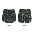 thumbnail image 3 of Xecao Gold Snowflake Christmas Tree for Double-layer Running Short for Women, Perfect for Gym, Tennis, and More, Featuring a Convenient Pocket-XX-Large, 3 of 7