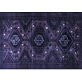 thumbnail image 1 of Ahgly Company Machine Washable Indoor Rectangle Persian Blue Traditional Area Rugs, 6' x 9', 1 of 4