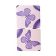 thumbnail image 4 of Espejo de mano cuadrado duradero para mujeres de 1 pieza para viajar, vidrio púrpura, 4 of 5