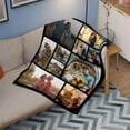 thumbnail image 3 of AISENIN Personalized Picture Blankets for Christmas Couples Gifts, Custom Photo Blanket for Mom Dad Daughter Son Kids Gifts Customized Throw Blanket with Photos Collage, 3 of 5