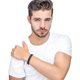 thumbnail image 5 of FlätadeläderarmbandförmänArmbandArmbandMode, 5 of 5