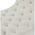 thumbnail image 6 of Meridian Furniture Crescent Cream Velvet Accent Chair, 6 of 18