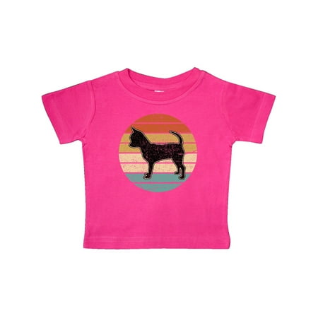 

Inktastic Chihuahua Dog Retro Sunset Gift Baby Boy or Baby Girl T-Shirt