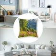 thumbnail image 5 of nygtbtfer Pillow Cases for Bed Bedding Decoration Beautiful View Snowcapped Mountain Scenery Nature Parks Outdoor Natural Floral Cozy Pillowcase Soft Decorative Cover 20x20in, 5 of 7