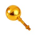 thumbnail image 1 of Gold Aluminum Flagpole Finial Ornament Weatherproof, 1 of 5