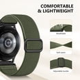 thumbnail image 4 of GEAK 20mm Stretchy Nylon Bands Compatible for Samsung Galaxy Watch 7 6 5 4 Active 2 40mm 44mm/Watch 5 Pro 45mm/Watch 6 Classic 47mm 43mm/Watch 4 Classic 46mm 42mm/Watch 3 41mm/Watch 42mm/Active 40mm, 4 of 8