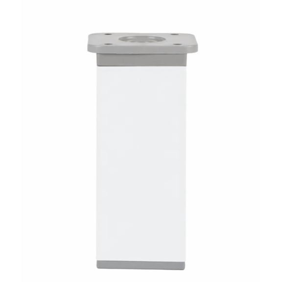 TABLZONE White Aluminum Adjustable Furniture Legs by Honmeet, Replacement Table and Chair Legs for Home Use