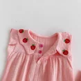 thumbnail image 4 of Elegante algodón Babycrepe princesa triángulo Harem mameluco pañuelo para la cabeza para niñas pequeñas de verano, 4 of 5