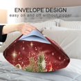 thumbnail image 7 of Coolnut Christmas Bell Satin Pillowcase for Hair and Skin Silk Pillowcase Soft Sleeping Pillow Covers Smooth Cooling Pillowcase with Envelope Closure Size Standard 20x26 in Home Decor Gifts, 7 of 7