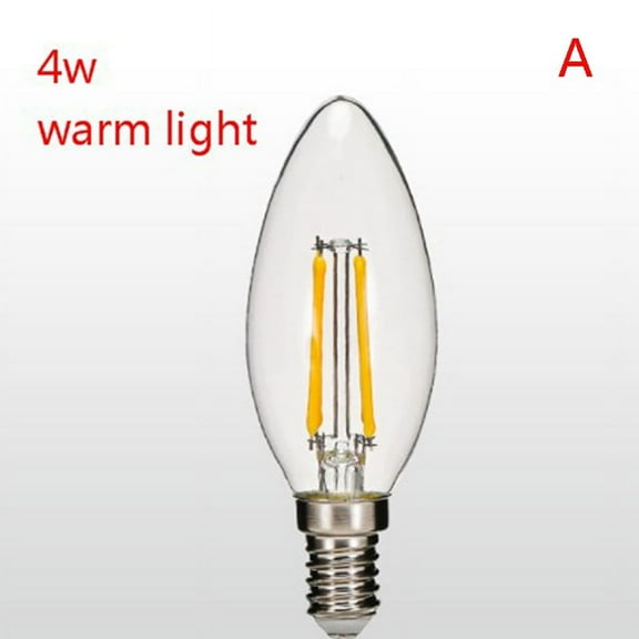 E14 4W Retro Edison LED Filament Bulb Lamp AC180-240V Light Glass Bulb New