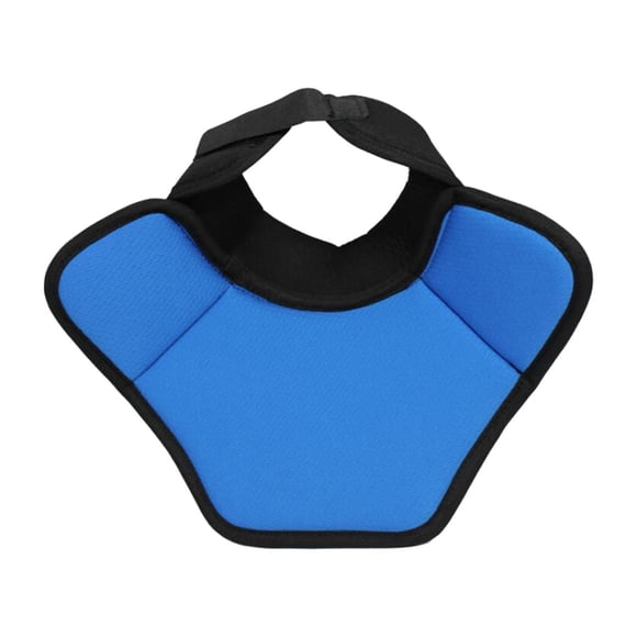 pitrice Hockey Neck Guard Collar Winter with Throat Tape Black Blue Protector Fasten M Adjustable
