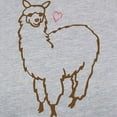 thumbnail image 3 of CafePress - Cute Alpaca - Womens Baseball Tee, 3 of 4