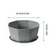 thumbnail image 4 of Maceta de resina grande 21x18cm | Aspecto duradero de cerámica imitada, base engrosada, interior exterior versátil | Gris, Amarillo, Blanco | Decoración moderna de balcón, 4 of 4