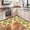 thumbnail image 3 of Kitchen Rugs Sets Of 2,Sunflower Checkered Pattern Anti Fatigue Kitchen Mat Rugs Non Slip Washable,Decorative Kitchen Floor Mats for Kitchen,Sink,Laundry,17"X47", 3 of 5