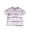 Purple, variant on Kids Striped Short Sleeve T-Shirt Embroidered Letter Crew Neck Tee Classic Horizontal Stripe Summer Casual Basic Top for Boys Girls(Purple,1-2 Years)