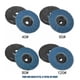 thumbnail image 5 of Discos abrasivos industriales para lijado de superficies y bordes, aptos para amoladoras angulares de 8 V y 12 V, 5 of 5