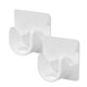 thumbnail image 1 of Gancho de pared para barra de tensión de ducha, soporte adhesivo para barra de cortina, gancho de barra de suspensión resistente, 2 uds., 1 of 8