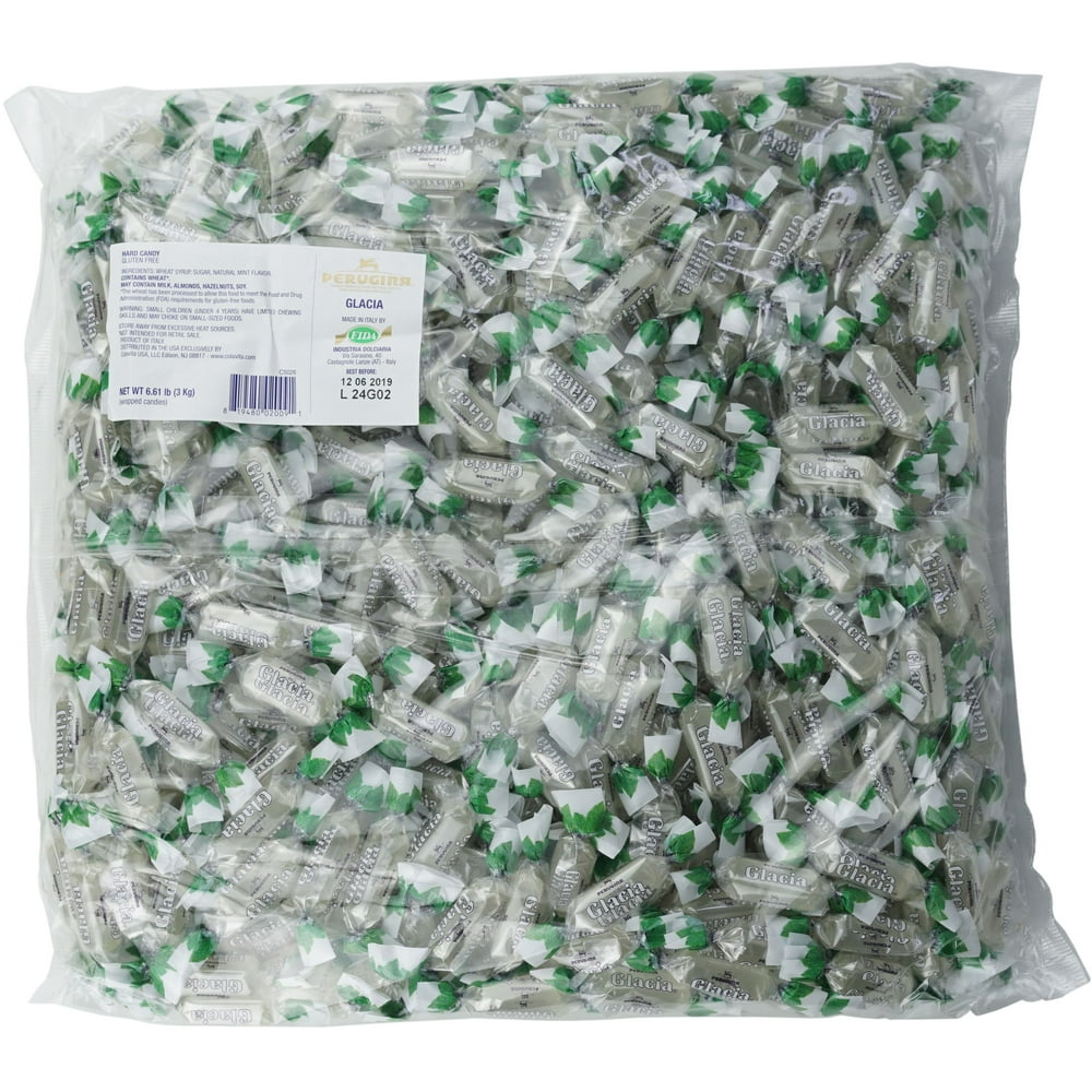 Fida Hard Italian Candy Bulk Bag, Glacia Mint, 6.61 Pound