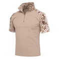 thumbnail image 4 of GrmtClth Men's Golf Polos Lightweight Short Sleeve Camo Print Casual 2026 Summer Trendy Athletic Performance Collar Shirt Khaki 4XL, 4 of 5