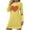 Yellow(1), variant on Diufon Women's Nightgown Long Sleeve Valentine's Day Printed Sleep Dress Soft Comfortable Nightdress