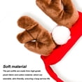 thumbnail image 4 of Greeniant Trajes de invierno de Navidad Ropa de algodón Bufanda Mascota Animales lindos Conjunto de ropa Decoraciones Accesorios Suministros para Ropa para mascotas No.02 Greeniant PT000597-02, 4 of 6