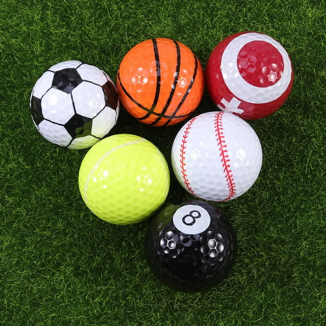 BRIGHTFUFU 5pcs Golf Practice Balls Competition And Sports Balls For Training For Golf Practice Backyard Use And Sports