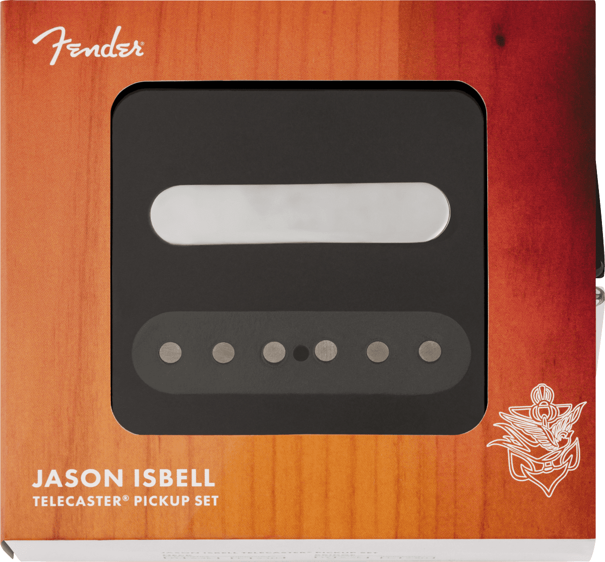 Fender Jason Isbell Signature Telecaster Pickup Set, Chrome