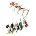 thumbnail image 2 of Compact Fishing Lure Kit 10PCS Metal Spinners Ideal for Freshwater Fishing, 2 of 11