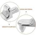 thumbnail image 3 of YSNOOWE 20Ud Clips Metálicos Para Estantes De Cocina Y Gabinete Elegante Fácil De Instalar Color Plata, 3 of 6