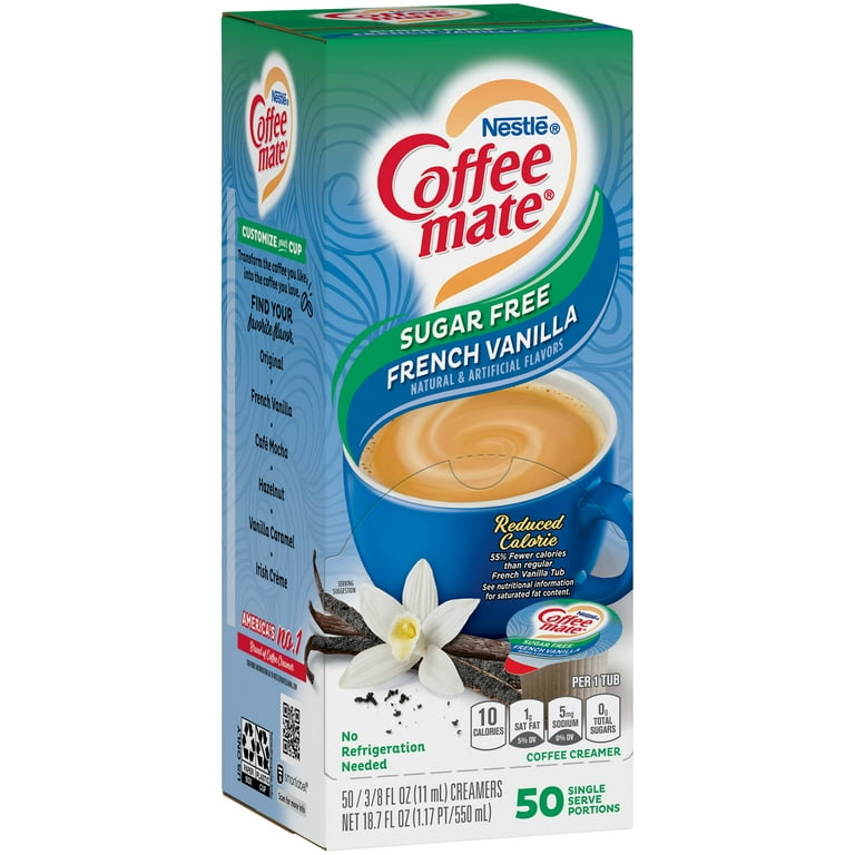 Coffee mate Fr Vanilla Liquid Creamer Singles, 0.375 Fl Oz 200 Pk