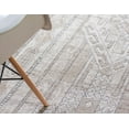 thumbnail image 6 of Rugs.com Oregon Collection Rug – 8 Ft Runner Ivory Low-Pile Rug Perfect For Hallways, Entryways, 6 of 9