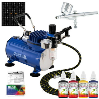 Face & Body Art Airbrush Kit - G22 Airbrush, Air Compressor, Air Hose &  Face Paint Set, Bundle - Smith's Food and Drug