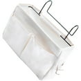 thumbnail image 6 of KALLORY 1Pc Bedside Storage Bag White Easy to Fix Hanging for Mobile Phone and Accessories Storage, 6 of 8