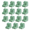 thumbnail image 1 of Unique Bargains 15Pcs AC300V 15A 7.62mm Pitch 2P Flat Angle Needle Seat Insert-In PCB Terminal, 1 of 4