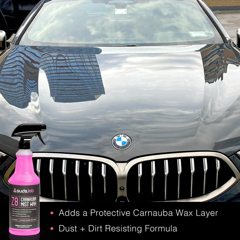  Suds Lab Z8 Carnauba Mist Wax, Protective Coating with Dust  Resistance, 32 oz. : Automotive