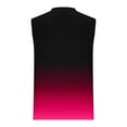 thumbnail image 3 of Hombres Moda Casual sin Mangas Gradación Impresión Suéter Cuello Redondo Tanque Deportivo, 3 of 4