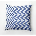 thumbnail image 2 of Simply Daisy Jagged Graffiti Outdoor Pillow, Blue/White, 14 in x 20 in, 2 of 2