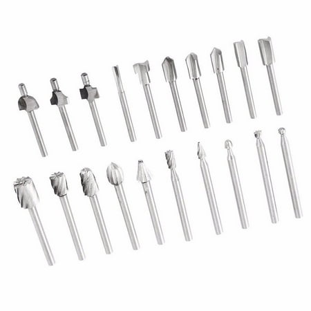 

20pc Tungsten Carbide Cutting Burr Set Dremel Drill Bits Grinder Grinding