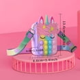 thumbnail image 2 of Bolso de hombro HUOGUO Pop Up Fidget Toys Unicorn para niñas, 2 of 5