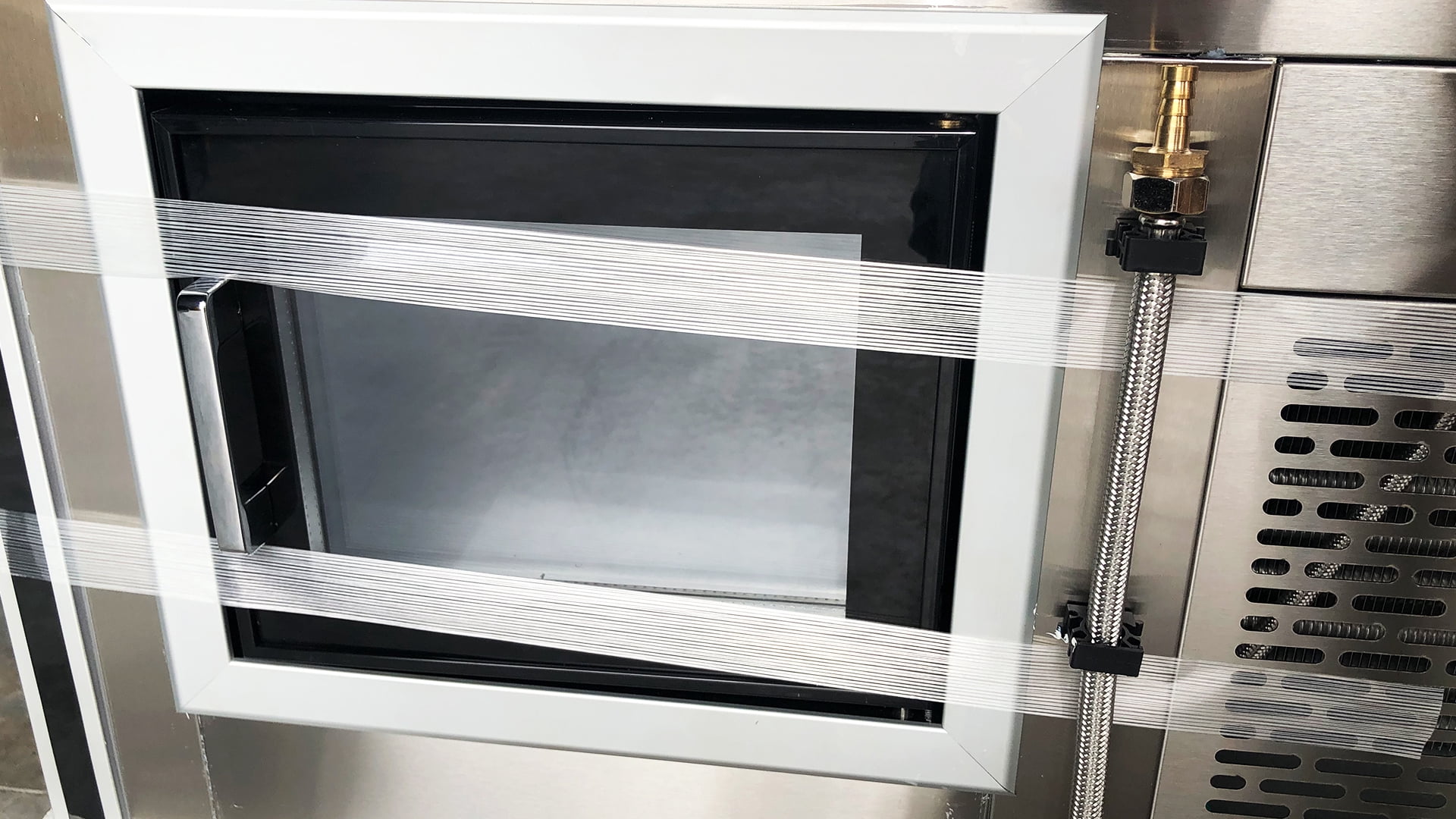 NSF 36 in. Commercial Refrigerated Case Display Refrigerator 16.5 Cu.Ft. Stainless Steel Refrigerator Cooler Case